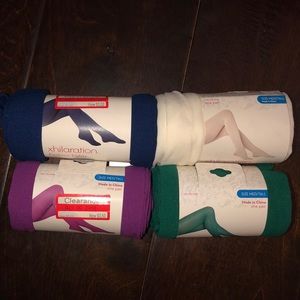 Bundle of 4 Fashion Tights size Med/Tall